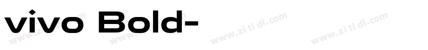 vivo Bold字体转换